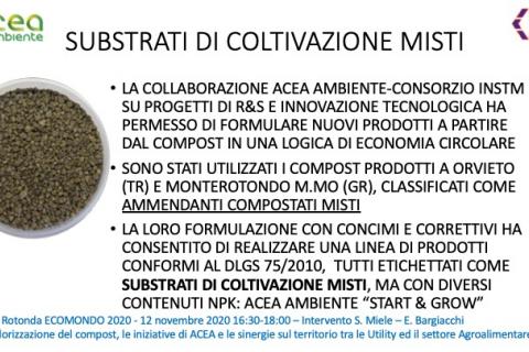 Dal compost si ottengono substrati di coltivazione misti