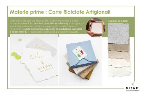 Ecodesign - Carte riciclate artigianali