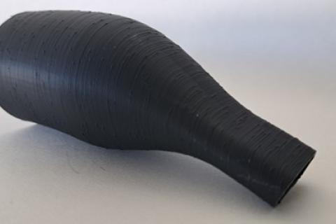 Parte di ricambio per aspirapolvere in plastica riciclata RAEE stampato in 3D
