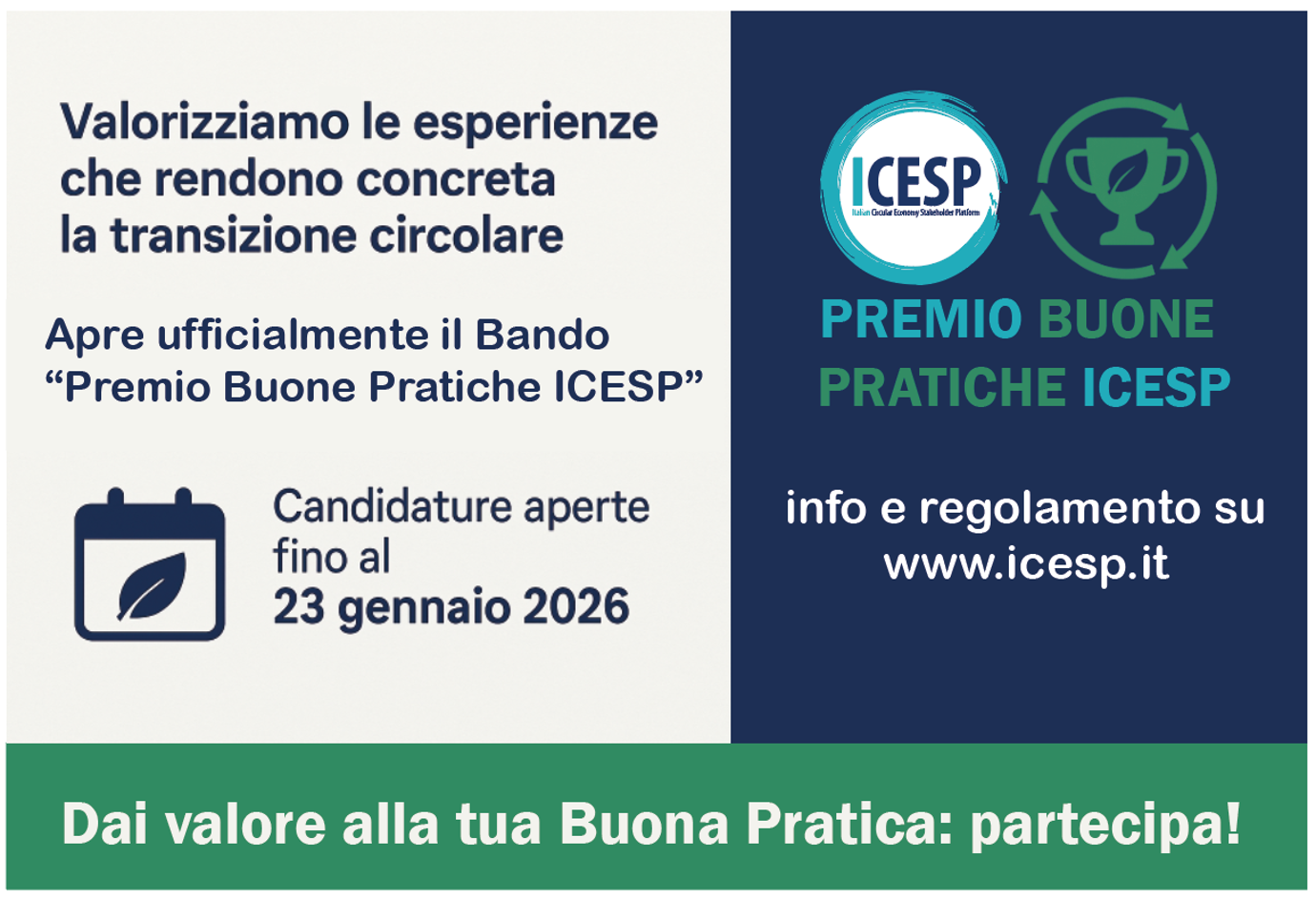 Promo Premio Buone Pratiche ICESP