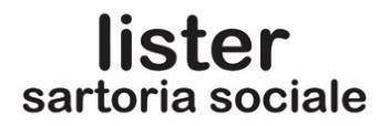 Logo lister sartoria sociale