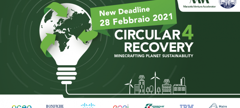 Locandina call 4 ideas “Circular4Recovery”